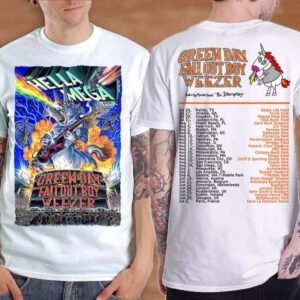 Hella Mega Tour 2021 Shirt Hella Mega Green Day Fall Out Boy Weezer