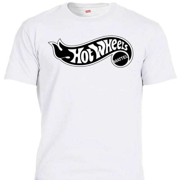 Hot Wheels T Shirt Black Vintage Logo