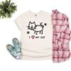 I Heart My Cat T Shirt Love Cats