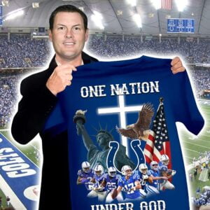 Indianapolis Colts Nfl Shirt One Nation Under God