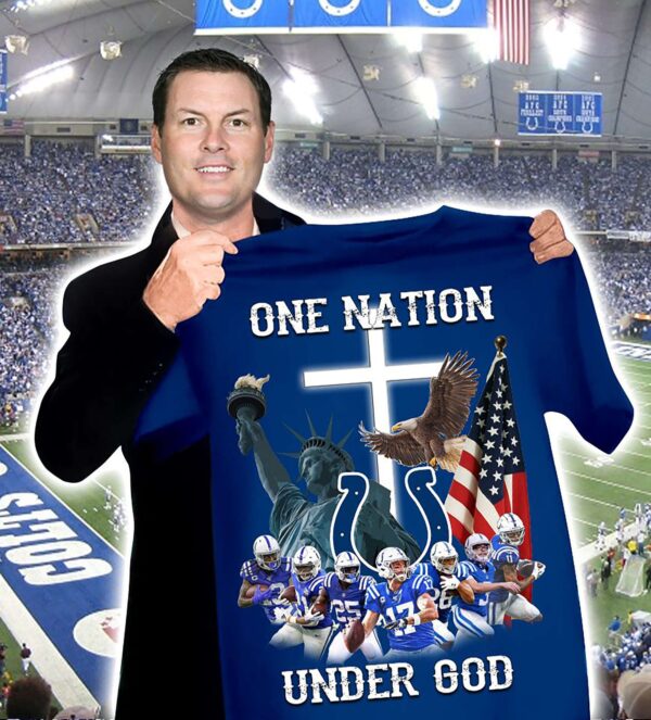 Indianapolis Colts Nfl Shirt One Nation Under God