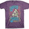 Janis Joplin Purple Peace Of My Heart Unisex T Shirt