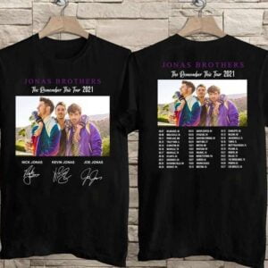 Jonas Brothers T Shirt The Remember This Tour 2021
