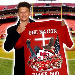 Kansas City Chiefs Shirt One Nation Under God