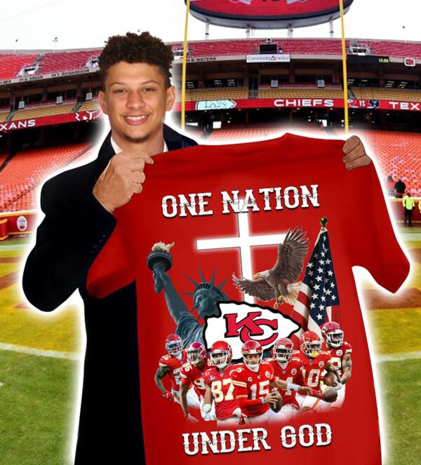 Kansas City Chiefs Shirt One Nation Under God