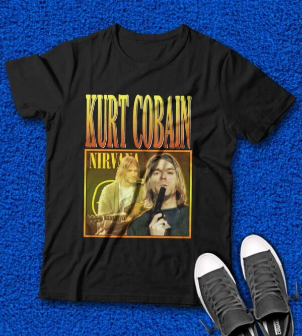 Kurt Cobain T Shirt Music Singer