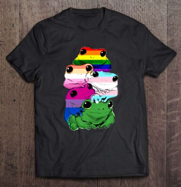 LGBT Pride T Shirt Cute Frog