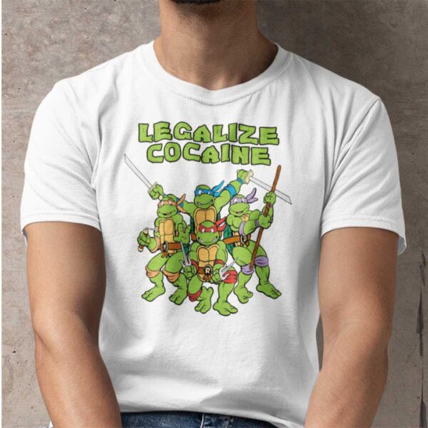Legalize Cocaine Mutant Ninja Turtles Unisex T Shirt