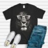 Lion T Shirt King Of The Jungle With Glasses
