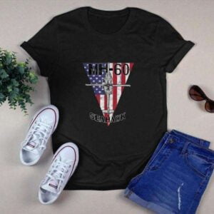 MH 60 Seahawk Military Helicopter Patriotic Shirt