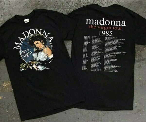 Madonna The Virgin Tour 1985 Shirt