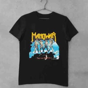Manowar Fighting The World Tour 1987 Vintage T Shirt