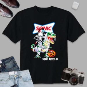 Michael Myers Shirt Riding Sonic Drive In