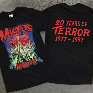 Misfits Resurrection Tour T Shirt 20 Years of Terror
