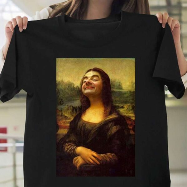 Mr Bean T Shirt Mona Lisa