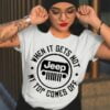 My Top Comes Off Jeep Unisex T Shirt
