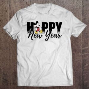 New Years Mickey Mouse Happy New Year Unisex T Shirt