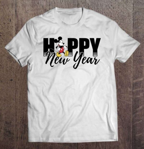 New Years Mickey Mouse Happy New Year Unisex T Shirt