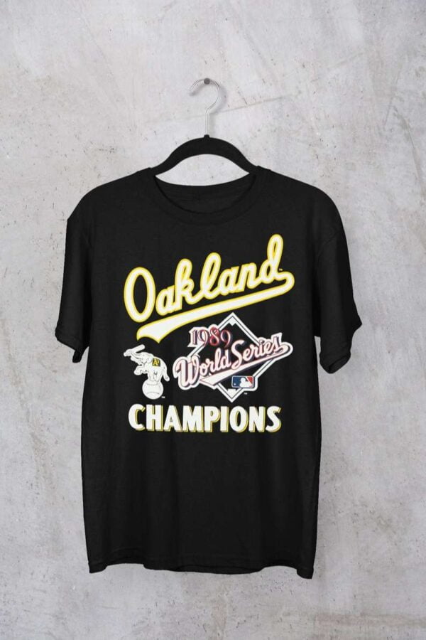 Oakland Athletics World Series Champions 1989 T Shirt