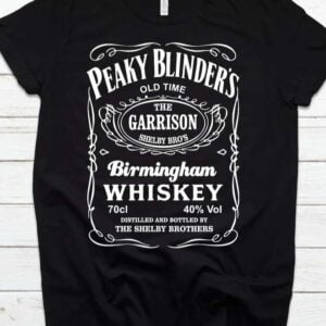 Peaky Blinders T Shirt Birmingham Whiskey Shelby Brothers