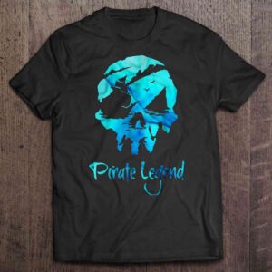Pirate Legend Sea Of Thieves T Shirt Skull