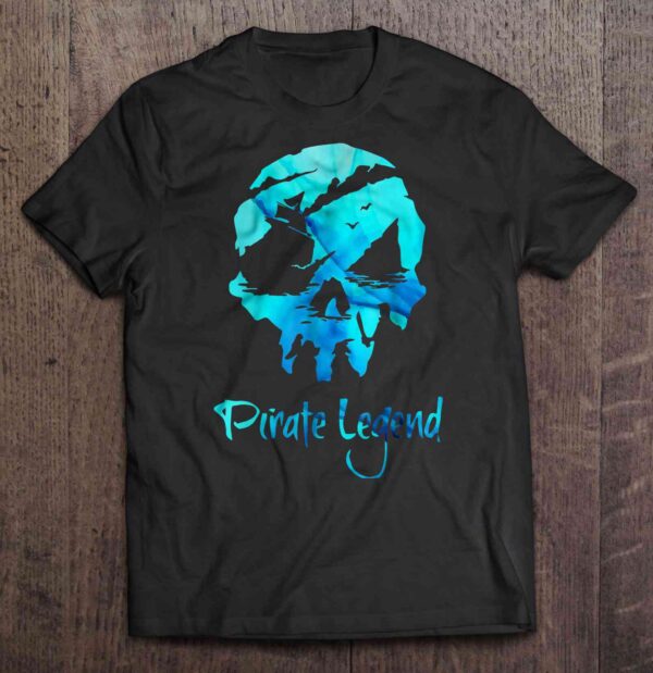 Pirate Legend Sea Of Thieves T Shirt Skull