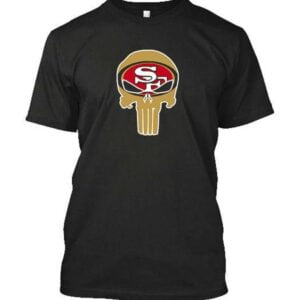 Punisher Niners Black Unisex T Shirt