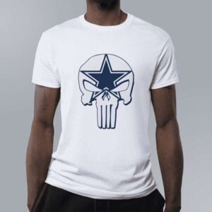 Punisher Skull Dallas Cowboys Football T Shirt