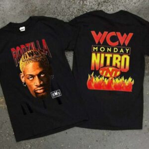 Rodzilla Dennis Rodman N.W.O WCW Monday Nitro T Shirt