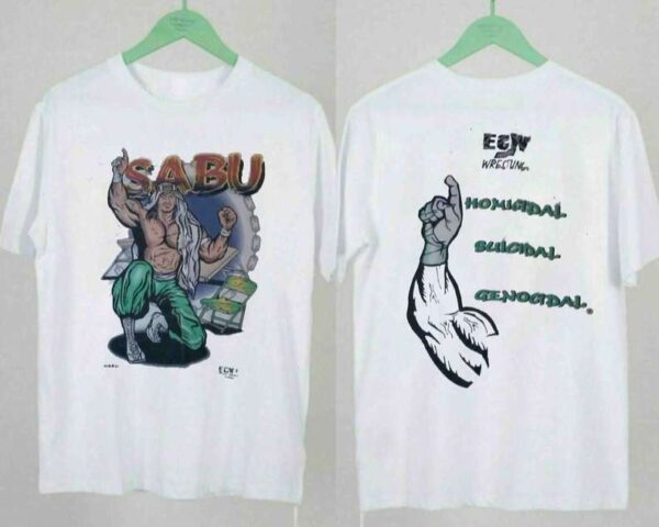 Sabu Homicidal Suicidal Genocidal ECW T Shirt