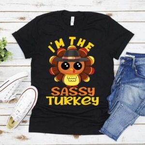 Sassy Turkey Thanksgiving Party Pajama T Shirt