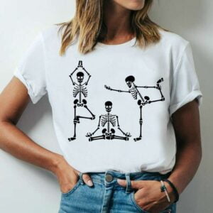 Skeletons Yoga Unisex T Shirt
