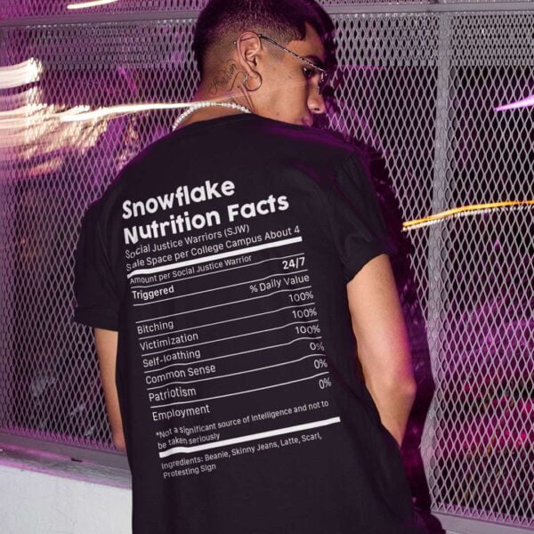 Snowflake Nutrition Facts Unisex T Shirt