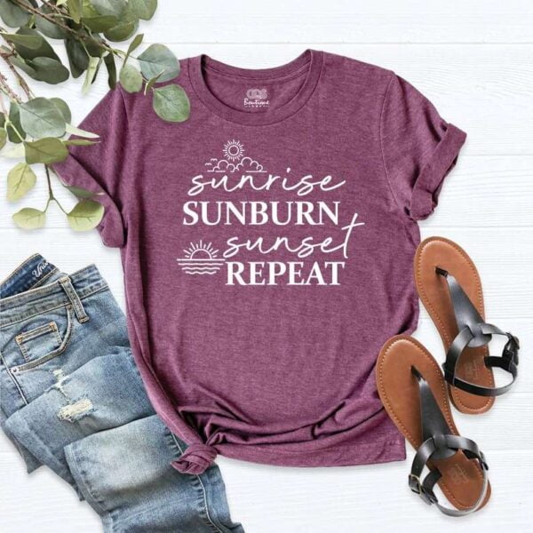 Sunrise Sunburn Sun Repeat Shirt