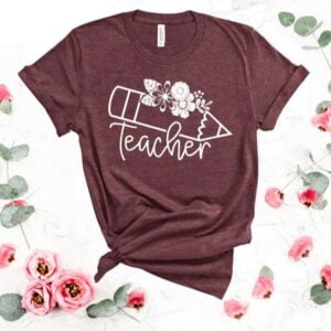 Teacher T Shirt Back School