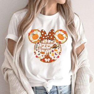 Thankful and Magical Disney Thanksgiving T Shirt
