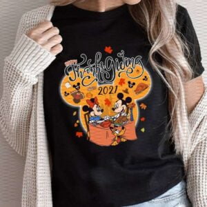 Thanksgiving Disney Family T Shirt Mickey and Minnie