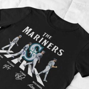 The Mariners Walking Abbey Road T Shirt Baseball Champions