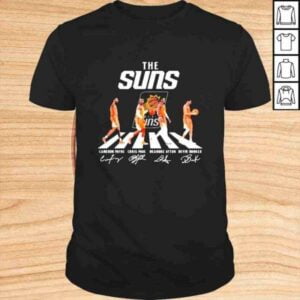 The Phoenix Suns Abbey Road Signatures T Shirt For Men And Women
