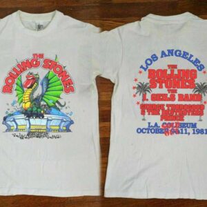 The Rolling Stones Dragon Tour Concert Sold Out Vintage 1981 T Shirt