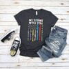 Thin Line T Shirt Support Service Workers