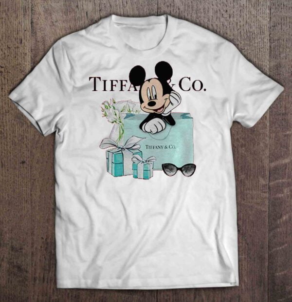 Tiffany Co T Shirt Mickey Mouse