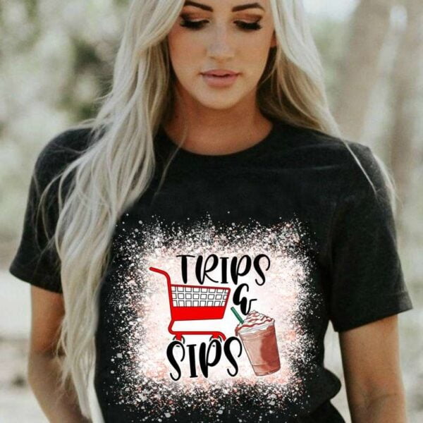 Trips and Coffee Sips Unisex T Shirt