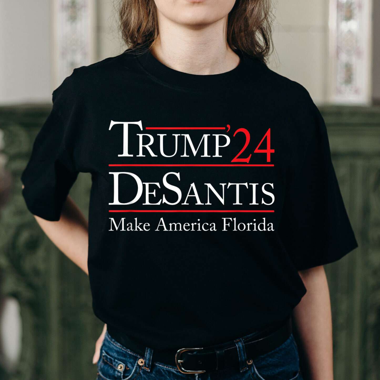 Trump 2024 Desantis Make America Florida Unisex T Shirt