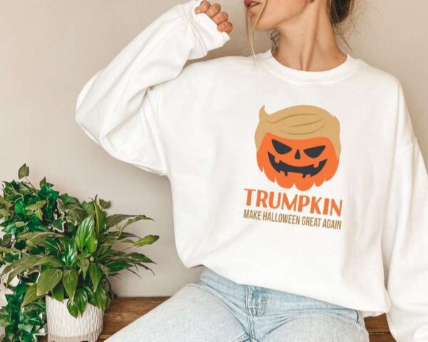 Trumpkin Make Halloween Great Again Sweatshirt Hoodie Halloween Shirt