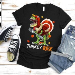 Turkey Rex Thanksgiving T Shirt