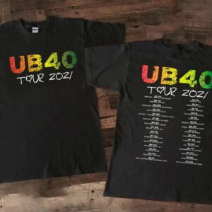UB40 Top Reggae 2021 Concert T Shirt