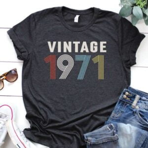 Vintage 1971 Shirt 50th Birthday