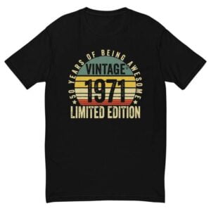 Vintage 1971 Shirt 50th Birthday Gift For Men