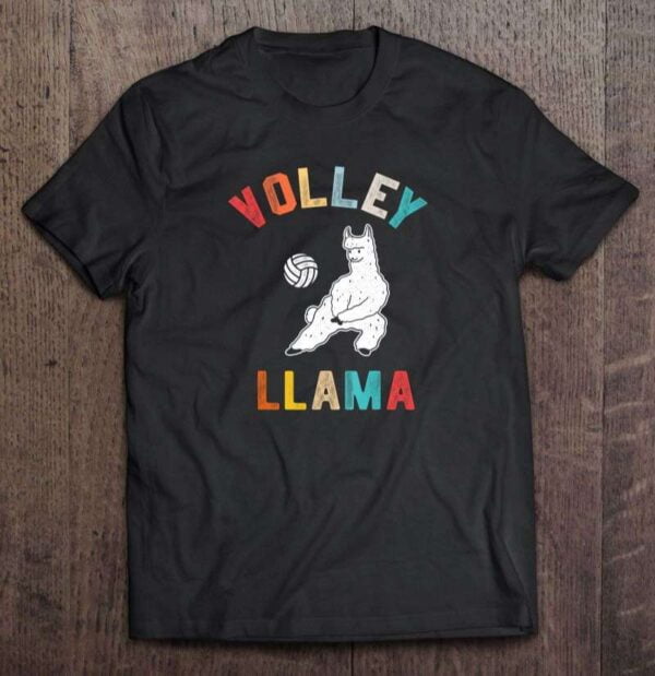 Volley Llama T Shirt Volleyball